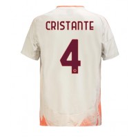 AS Roma Bryan Cristante #4 Fotballklær Bortedrakt 2024-25 Kortermet